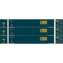 Athearn #28494 53' CIMC Container CSX #1 (3)
