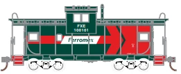 Athearn Roundhouse #1349 Wide Vision Caboose - Ferromex #100104