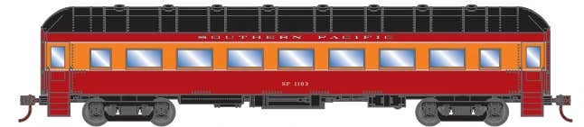 Athearn 73036 HO Arch Roof Passenger Car - SP #1163 — Coach