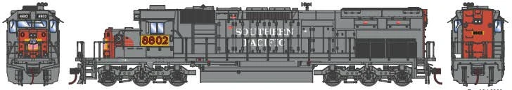 Athearn 71745 HO EMD SD40T-2 Diesel Locomotive Union Pacific (Ex-SP) #8802 Primed For Grime