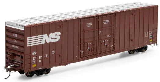 Athearn 75306 HO 60’ Gunderson Double Door High-Cube Box Car NS #471281