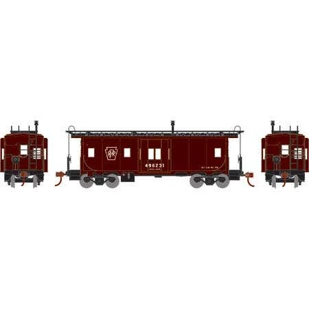 Athearn Roundhouse #90184 Bay Window Caboose PRR #496231
