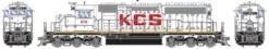 Athearn 87327 HO EMD SD40 Diesel Locomotive Kanasas City Southern #631 With Sound