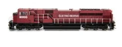Athearn #G27352 SD80MAC W/DCC & Sound EMD #8001