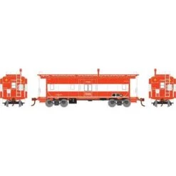 Athearn Roundhouse #90265 Bay Window Caboose Frisco #1728