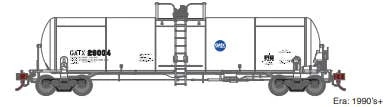 Athearn G37995 HO GATC 20K Tank Car Acid Service - GATX - White (Service Driven) #29004