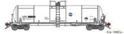 Athearn G37997 HO GATC 20K Tank Car Acid Service - GATX - White (Service Driven) #29015