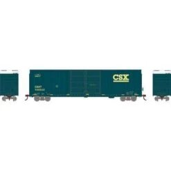 Athearn #90571 FMC 60' DD/SS Hi-Cube Box CSX #166652 Primed For Grime