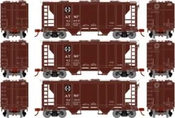 Athearn 15411 HO PS-2 2003 Covered Hopper Santa Fe #82077/82112/82163