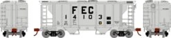 Athearn 15418 HO PS-2 2003 Covered Hopper Florida East Coast #14103