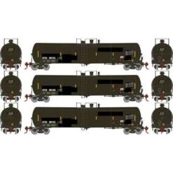 Athearn 18037 N 30,000-Gallon Ethanol Tank, CTCX #1 (3)