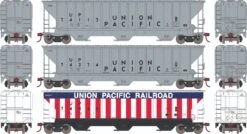 Athearn 22263 HO PS 4740 Covered Hopper Union Pacific #74113 / 74274 / 74444