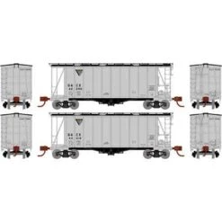 Athearn #23872 N 2600 Airslide Hopper GACX #1 (2 Pack)