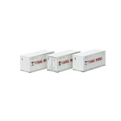 Athearn #28882 20' Corrugated Container YMLU (3)