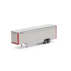 Athearn #29457 40' Drop Sill Parcel Trailer,UPS/Red Ends#86963