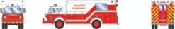 Athearn 29471 HO Ford C Rescue Truck County Fire Department #2