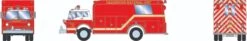 Athearn 29474 HO Ford C Rescue Truck Rural Fire District #1