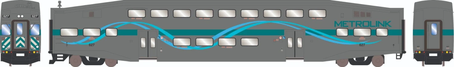 Athearn 29700 HO Bombardier Passenger Car Metrolink #627