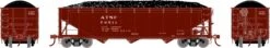 Athearn 33077 HO 40ft 3-Bay Offset Hopper Santa Fe #78511