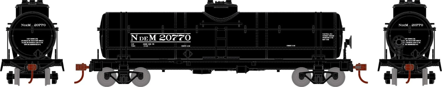 Athearn 3386 HO Single Dome Tank Car NdeM #20770