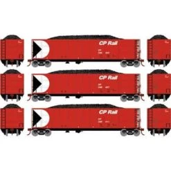 Athearn 3880 N Thrall High Side Gondola W/Load, CPR #1 (3)