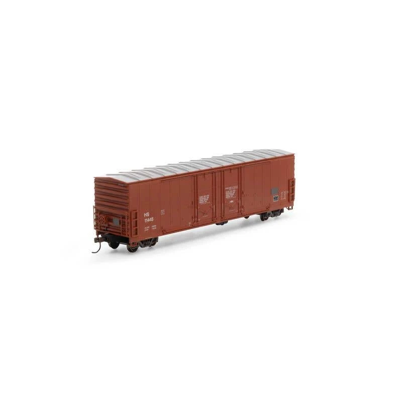 Athearn 67948 HO 50’ Evans Double Plug Door Box Car - Hartford & Slocomb #11445 Primed For Grime