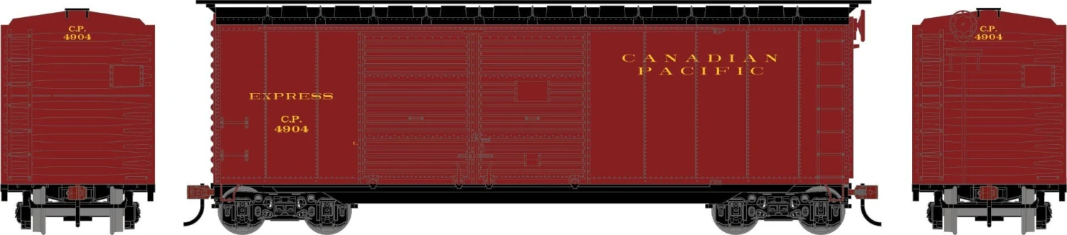Athearn 72253 HO 40ft Express Box Car Canadian Pacific #4904