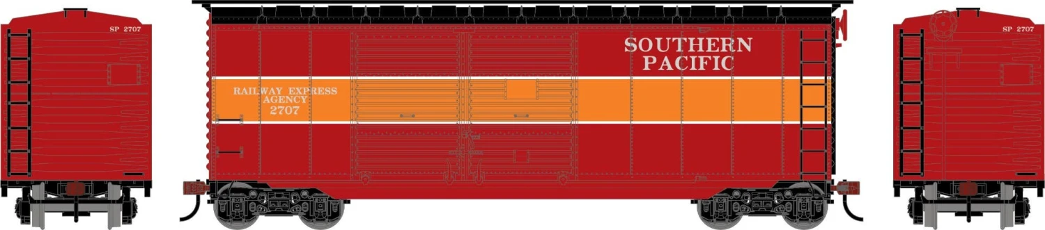 Athearn 72260 HO 40ft Express Box Car Southern Pacific #2707