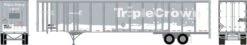 Athearn 72821 HO 53ft Wabash Plate Trailer TripleCrown #461650 Primed For Grime