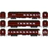 Athearn 73038 HO Arch Roof Passenger Car - PRR #351/367/93 — Combine/Diner/Obs