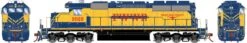 Athearn 73745 HO EMD SD40 Diesel Locomotive Fort Worth & Western #2029 With Sound
