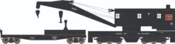 Athearn 75421 HO 200-Ton Crane And Boom Car Chicago, Burlington & Quincy #204376 / #204376