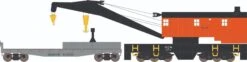 Athearn 75423 HO 200-Ton Crane And Boom Car Rio Grande #28 / #X-3338