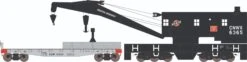 Athearn 75426 HO 200-Ton Crane And Boom Car Chicago And North Western #6365 / #X4119