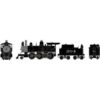Athearn #87210 Old Time 2-6-0 Mogul, ATSF #204