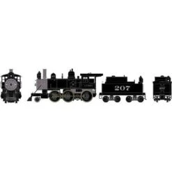 Athearn #87311 Old Time 2-6-0 Mogul W/DCC & Sound, ATSF #207