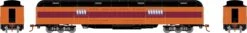 Athearn 88215 HO Heavyweight Passenger Car Milwaukee Road Baggage #1037