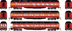 Athearn 88230 HO Heavyweight Passenger Car Southern Pacific Diner/Pullman/Obs #10040/8003/2908