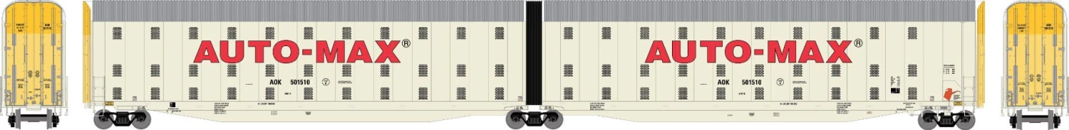 Athearn 24756 N Auto-Max Carrier AOK- Arkansas & Oklahoma #501510