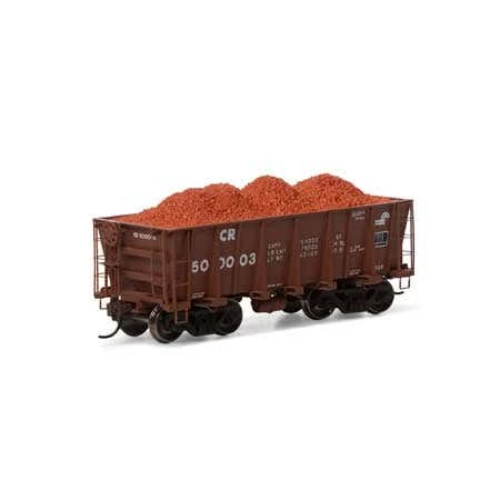 Athearn #97951 26' Ore Car Low Side W/Load CR #500003