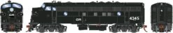 Athearn G19695 HO EMD FP-Unit Series Diesel Locomotive Conrail #4345 With Sound