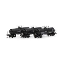 Athearn #G25649 13600-Gallon Acid Tank Chevron (3)