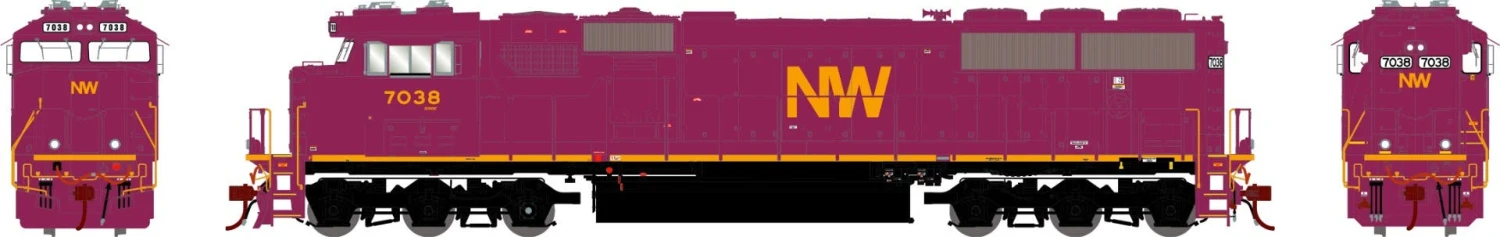 Athearn G65299 HO EMD SD60E Diesel Locomotive Norfolk Southern #7038 With Sound