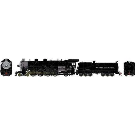 Athearn #G71655 4-8-2 MT-4 W/DCC & Sound, SP/Early Black #4355