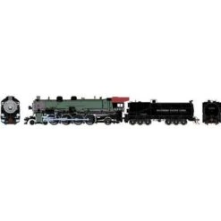 Athearn #G71656 4-8-2 MT-4 W/DCC & Sound, SP/Green Boiler #4350