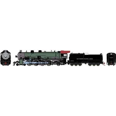 Athearn #G71657 4-8-2 MT-4 W/DCC & Sound, SP/Green Boiler #4353