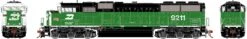Athearn G75638 HO EMD SD60M “Tri-clops” Diesel Locomotive Burlington Northern #9211 With Sound