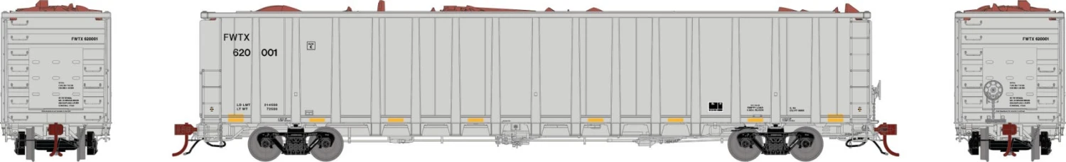 Athearn GN12565 N NSC 6400 Gondola With Load Or Cover American Railcar Leasing #620001