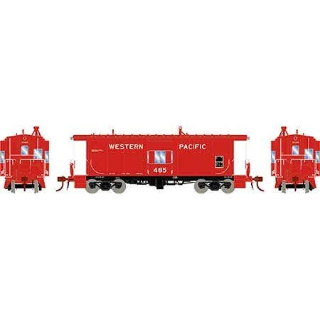 Athearn #G78400 HO Bay Window Caboose W/Lights/Sound, WP #485