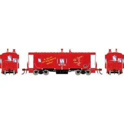 Athearn #G78598 HO Bay Window Caboose W/Lights, WPRR #2